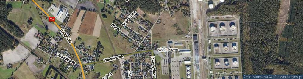 Zdjęcie satelitarne Brzozowa ul.